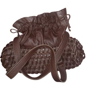 MAJO Woven Leather Handbag